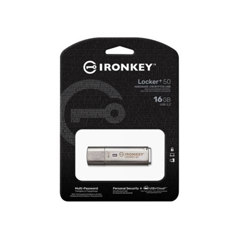 Pendrive Kingston IronKey Locker 50 16GB USB 3 2 IKLP50 16GB