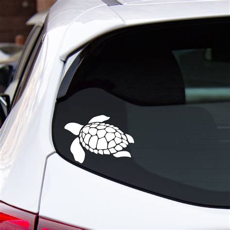 Sea Turtle Decal Turtle Car Decal Turtle Laptop Decal - Etsy