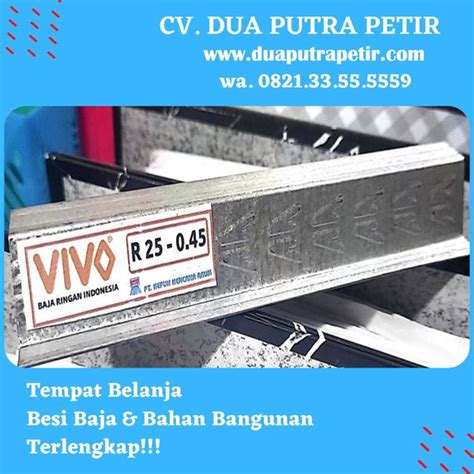 Jual Rangka Atap Baja Ringan Reng X Mtr Oleh Cv Dua Putra Petir