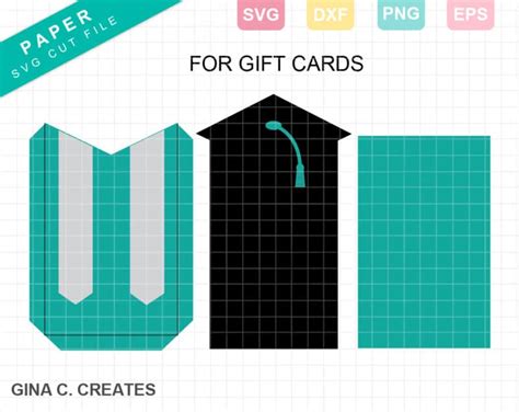 Graduation Gift Card Money Holders SVG