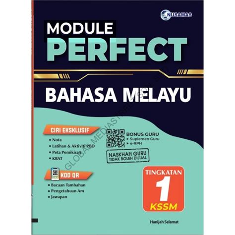 2023 Buku Latihan Module Perfect Bahasa Melayu Tingkatan 1 Kssm