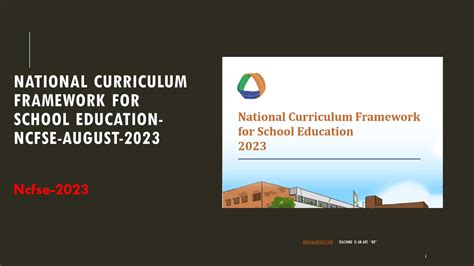 National Curriculum Framework for School Education 2023 – School ...