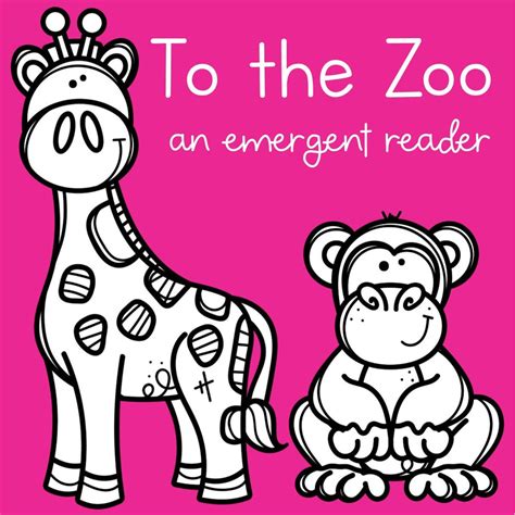 Zoo Emergent Reader The Tip Top Printables Shop