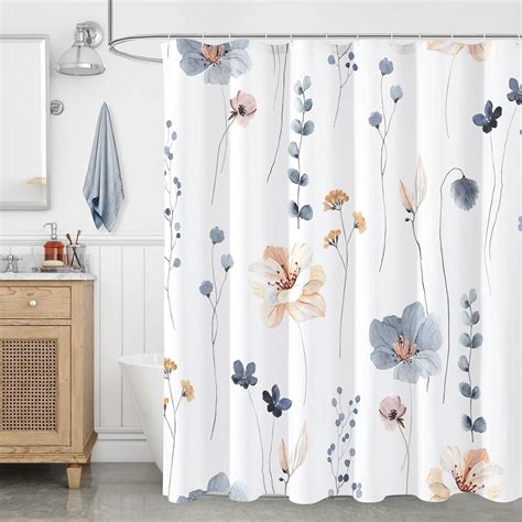 Amazon Gibelle Extra Long Shower Curtain 72 X 84 Watercolor