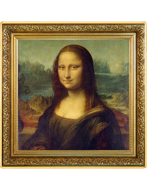 Mona Lisa Skarby Wiata Leonarda Da Vinci Uncja Srebrna Moneta