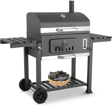 Barbecue A Carbone Di Legno Grill A Carbone Con Coperchio Barbecue