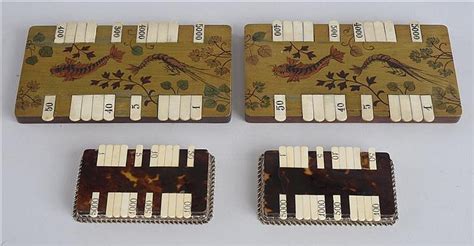 George Glazer Gallery - Antiques - Bezique or Whist Counters, British ...