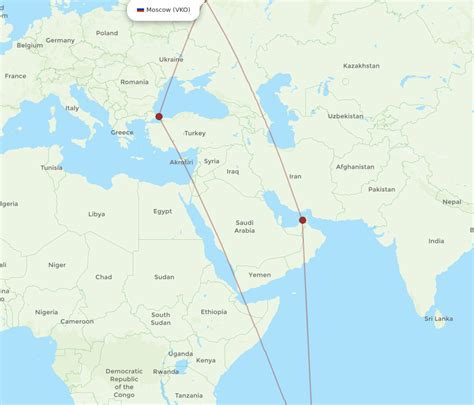 All Flight Routes From Moscow To Mauritius Vko To Mru Flight Routes