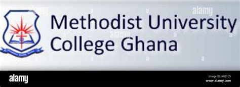 Methodist University College Ghana (MUCG) logo Stock Photo - Alamy