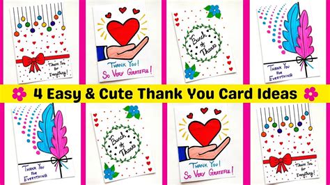 Easy Thank You Card Ideas Thank You Greeting Card For Teachers