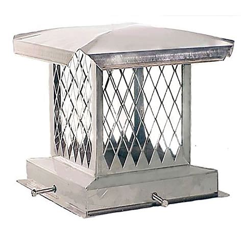 The Forever Cap 9 In W X 9 In L Stainless Steel Square Chimney Cap At