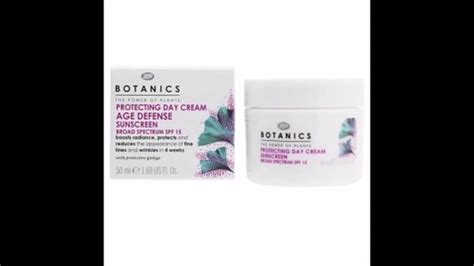 Boots Botanics Age Defense Protecting Day Cream SPF15 YouTube