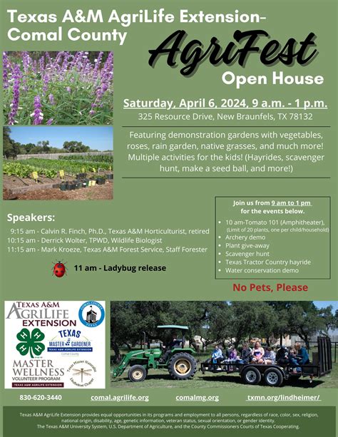 Agrifest Open House Comal