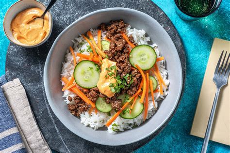 Beef Banh Mi Style Bowls Recipe Hellofresh