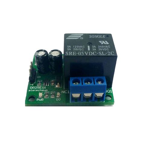 DR25E01 DC 6 24V 3 5A Flip Flop Latch DPDT Relay Module Bistable Self