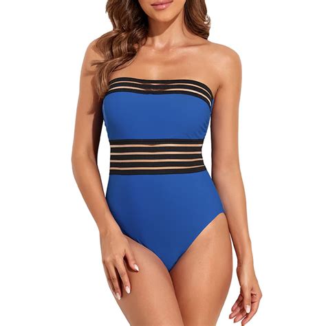 Yuarestar Swim Suits For Women One Piece Modest Women S Solid