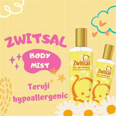 Jual Zwitsal Body Mist Ml Zwitsal Eau De Toilette Eau De Zwitsal