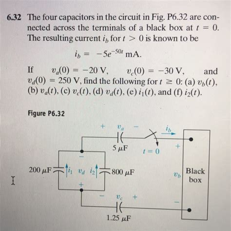 Solved The Four Capacitors In The Circuit In Fig P Chegg