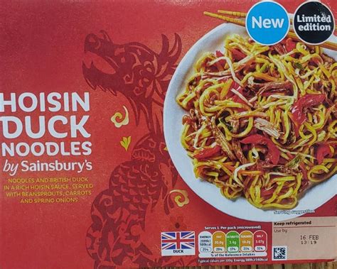 Hoisin Duck Noodles By Sainsbury S