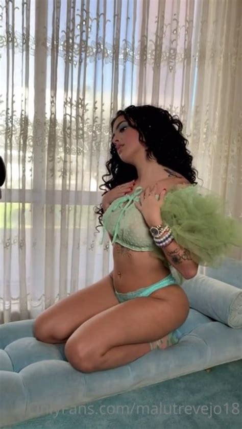 Malu Trevejo See Through Lingerie Bts Onlyfans Video Leaked