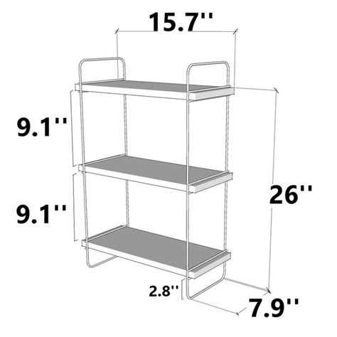 17 Stories Yaslyn 3 Piece Tiered Shelf Wayfair Canada