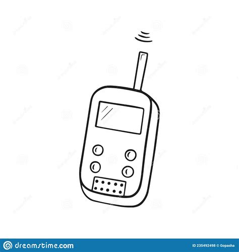 Linear Walkie Talkie Icon From Army And War Outline Collection Thin