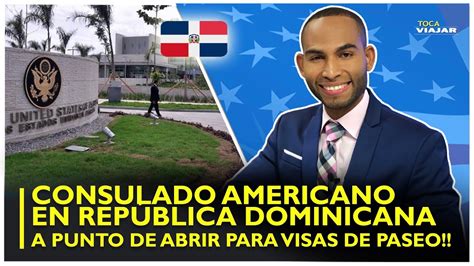 ÚLTIMA NOTICIA DE INMIGRACIÓN Consulado en Santo Domingo ya tiene