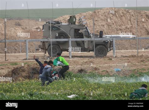 La Striscia Di Gaza La Palestina Feb Le Forze Israeliane