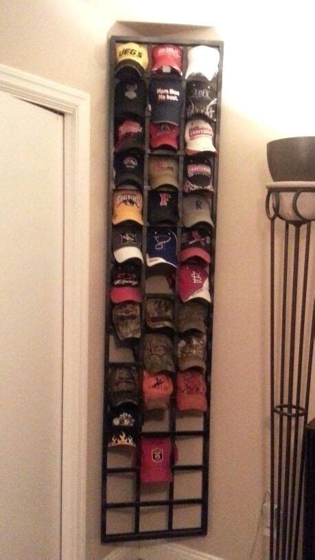 Hang Caps Unique Idea Diy Hat Rack Diy Hat Storage Hat Rack