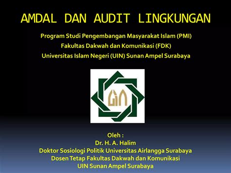 Amdal Dan Audit Lapanganppt