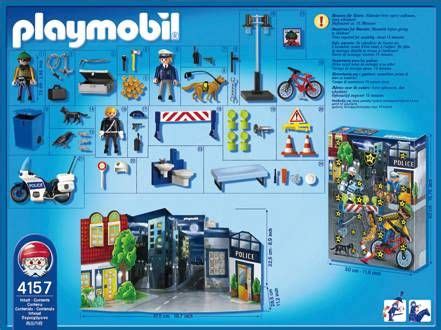 Playmobil Calendrier De L Avent Policiers Achat Vente Univers