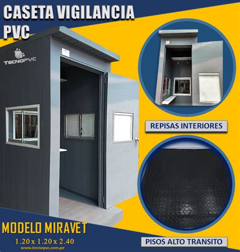 Caseta De Vigilancia De Pvc Modelo Miravet Tecnopvc