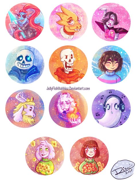 Undertale Buttons By Jellyfishbubblez On Deviantart