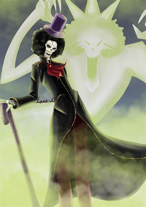 Soul king Brook (in my gf’s personal style) : r/OnePiece