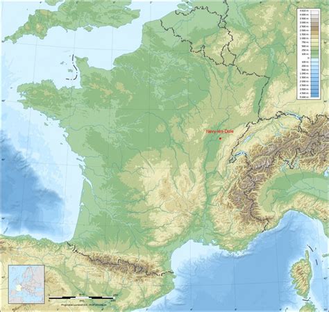 Carte de Nevy lès Dole