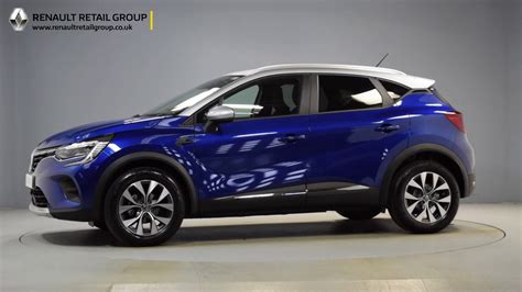 Renault Captur Iconic Iron Blue Silver Roof Youtube