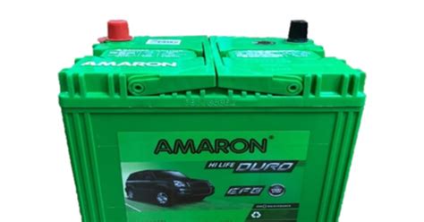 Amaron Hi Life Duro EFB Q85 65Ah 600CCA 90D23L Car Battery