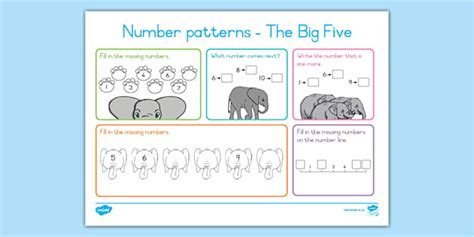 Grade 1 Maths Number Patterns Level 2 Teacher Made