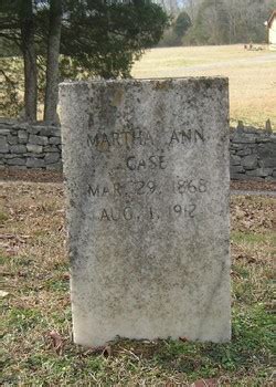 Martha Ann Holland Case 1868 1912 Mémorial Find a Grave