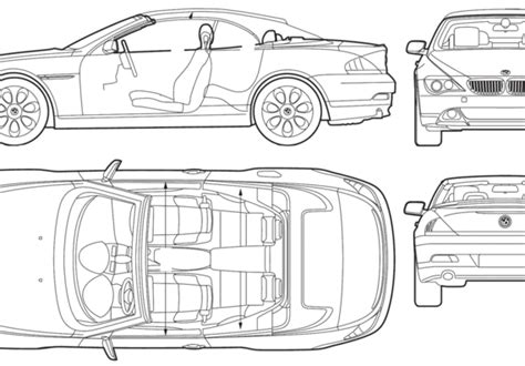 Bmw Series Convertible E Bmw Drawings Dimensions Pictures