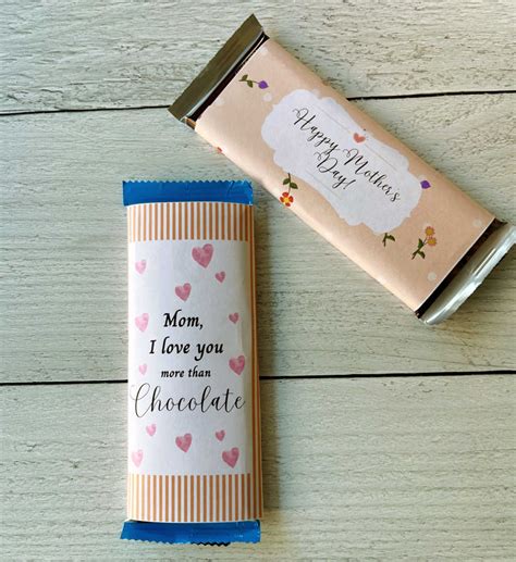 Printable Mothers Day Candy Bar Wrappers