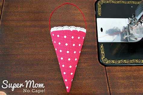 Fabric Cone Tutorial Super Mom No Cape