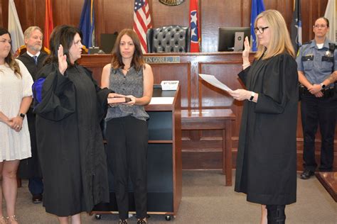 Judges Court Officials Sworn In For Montgomery County 19th Judicial District Photos