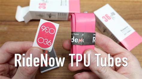 RideNow Lightweight TPU Tubes Initial Impressions YouTube