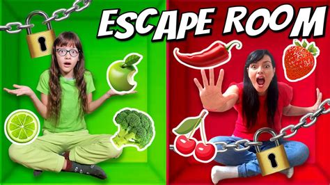 ESCI DALLA ESCAPE ROOM NEL TUO COLORE 24 ORE CHALLENGE Con SOFI E MONI