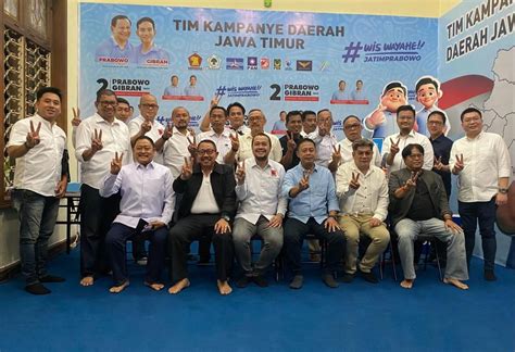 Projo Jatim Gelar Pertemuan Dengan Tkd Bahas Kemenangan Prabowo Gibran