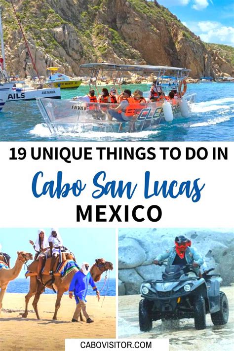 19 Unique Things To Do In Cabo San Lucas Mexico Cabo San Lucas Mexico Travel Guides Mexico