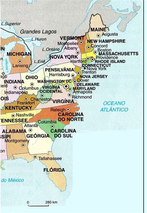 GEO INFORMAÇÕES ATIVIDADE COMA MAPA ESTADOS UNIDOS DIVISÃO POLÍTICA