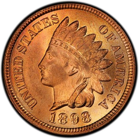 1898 Indian Head Pennies Values And Prices Past Sales CoinValues