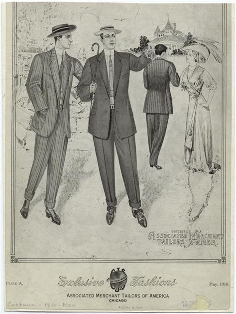 Menswear 1910s Costume Reference